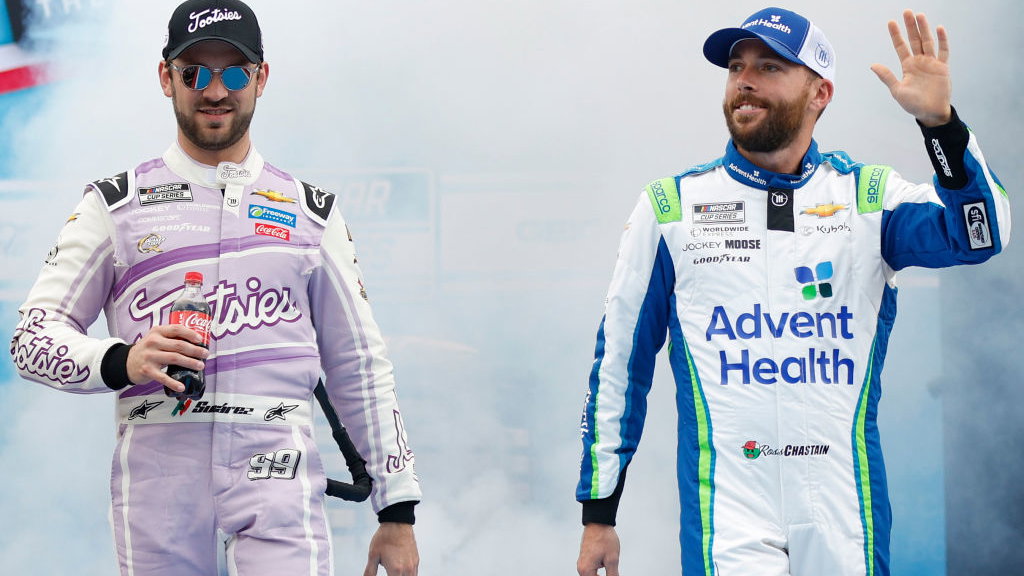 Daniel Suarez, Ross Chastain, Trackhouse Racing