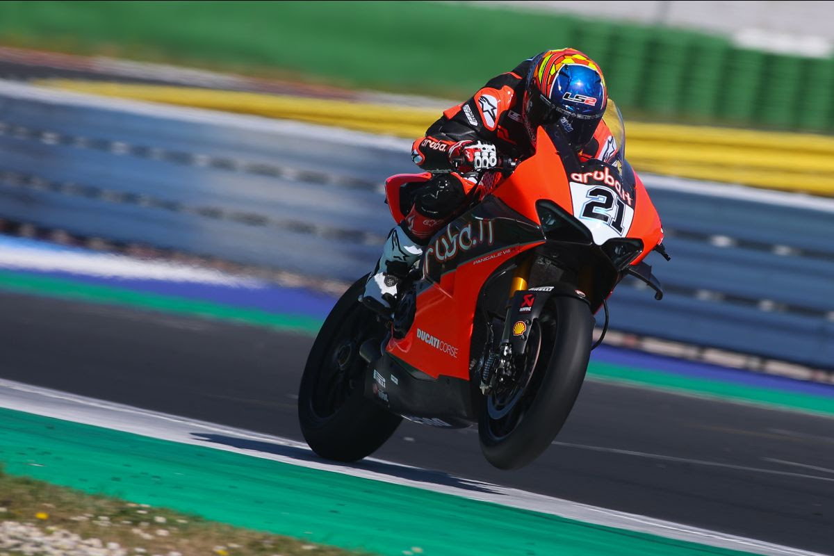 WorldSBK test: Ducati enjoy positive test at Misano with Rinaldi quickest