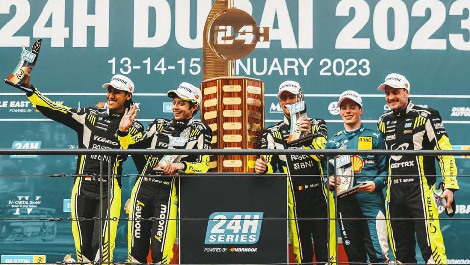 WRT #46 Dubai 24 Hours podium