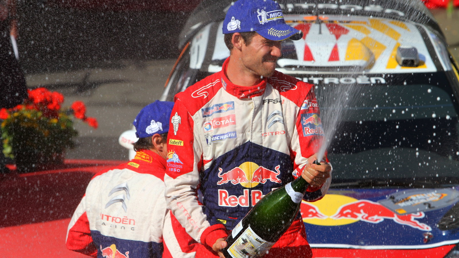 Podium, Sebastien Ogier (F) Citroen DS3 WRC, Citroen Total World Rally Team