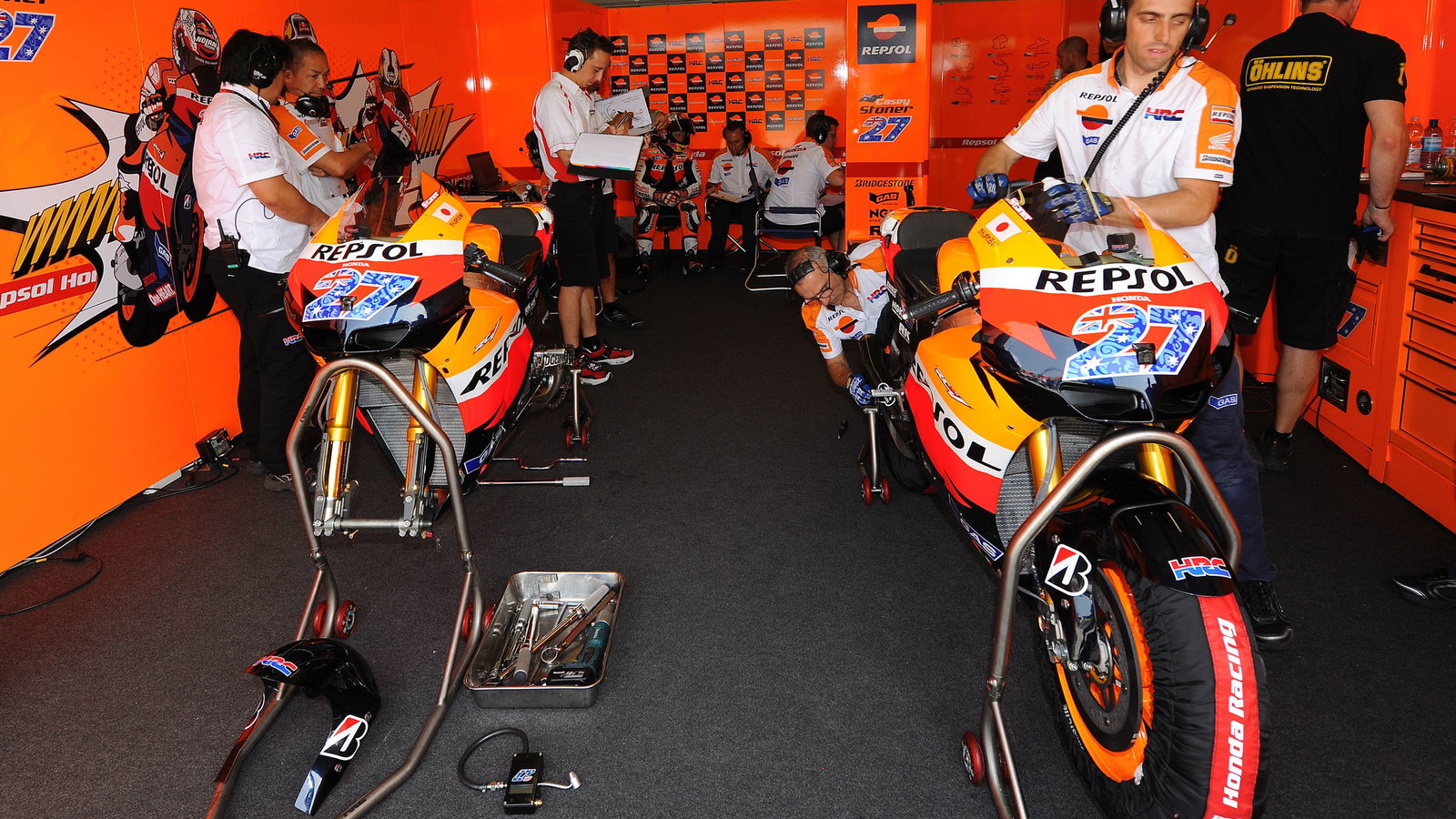 Repsol Honda Garage, San Marino MotoGP 2011