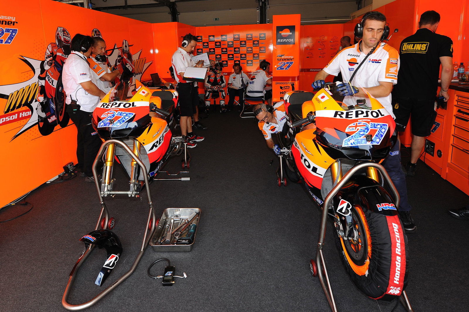 Repsol Honda Garage, San Marino MotoGP 2011