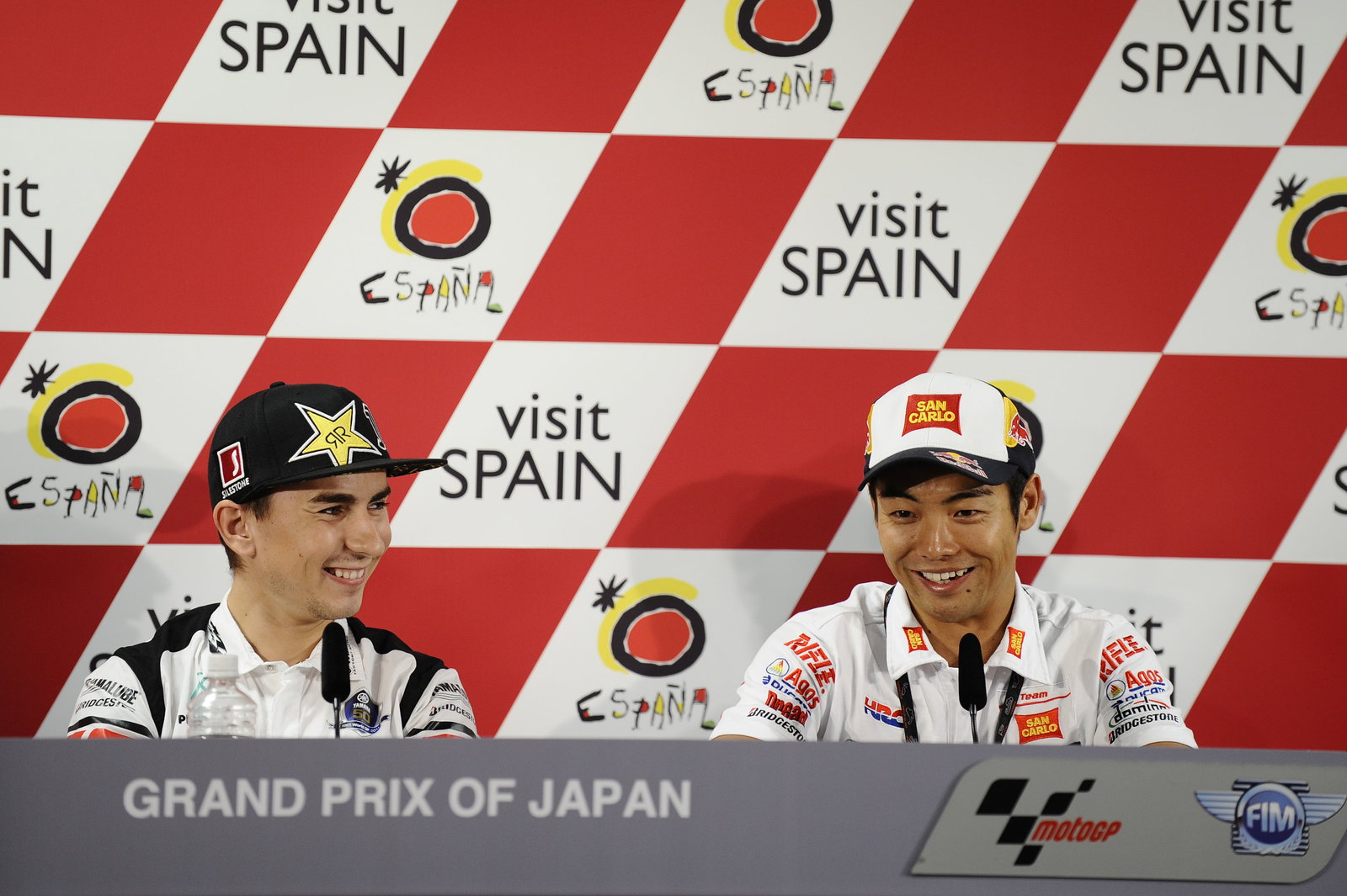 Lorenzo and Aoyama, Japanese MotoGP 2011
