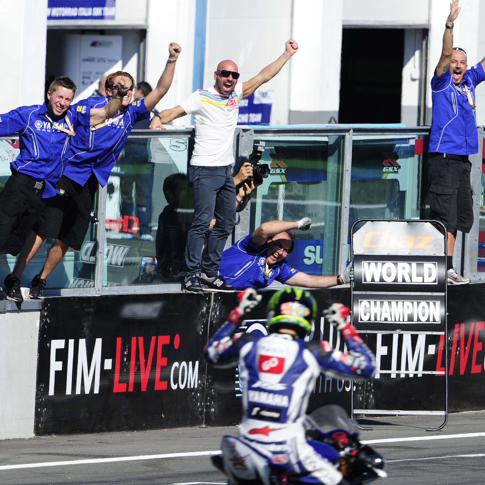Davies, 2011 World Supersport Champion, French WSS Race 2011