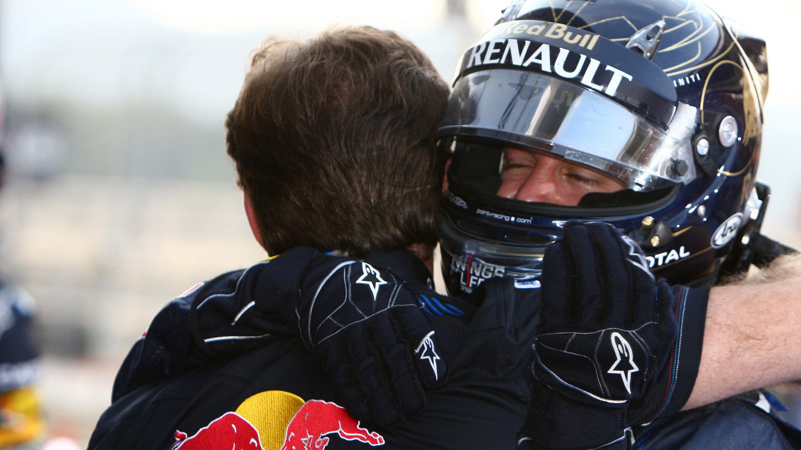 16.10.2011- Race, Sebastian Vettel (GER), Red Bull Racing, RB7 race winner and Christian Horner (GBR