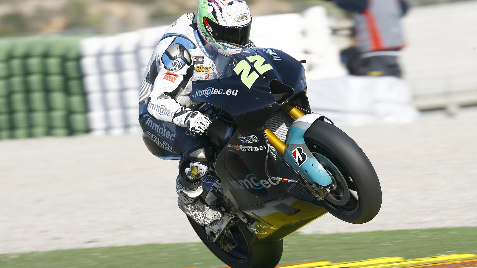 Silva, BQR Inmotec, Valencia MotoGP tests, November 2011