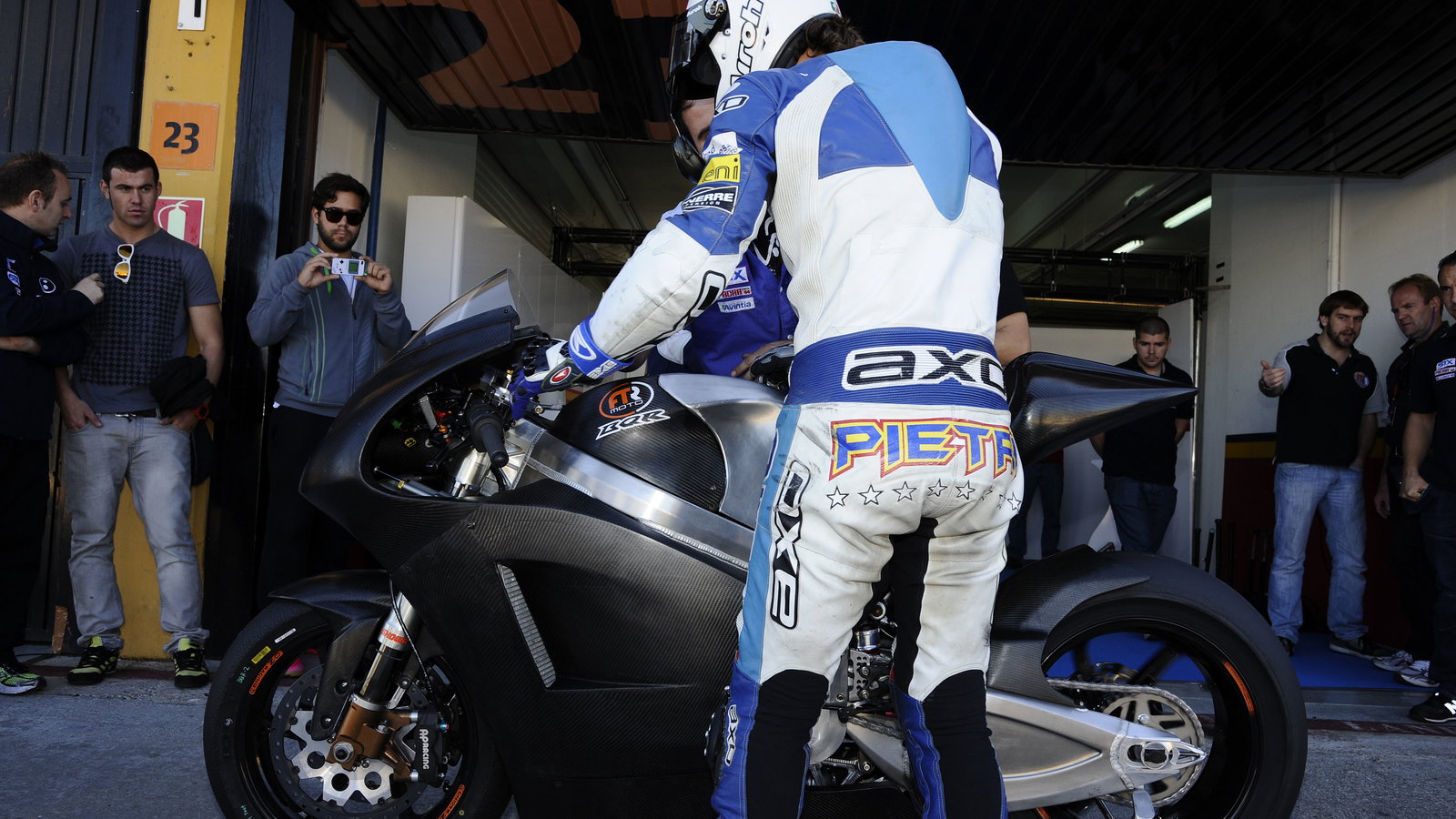 Pietri, Valencia MotoGP Test, November 2011