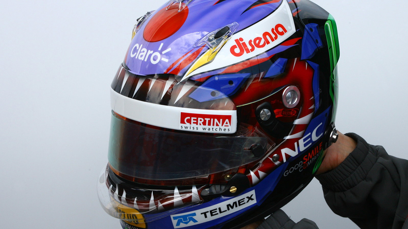 24.11.2011- Helmet of Kamui Kobayashi (JAP), Sauber F1 Team C30