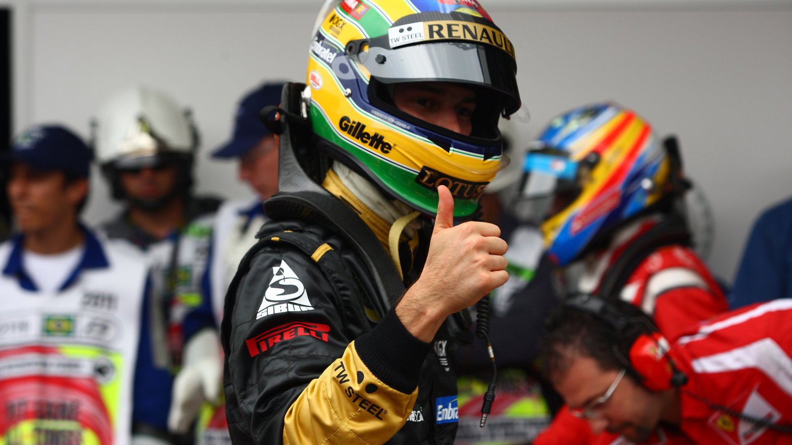 26.11.2011- Qualifying, Bruno Senna (BRA), Lotus Renault GP R31