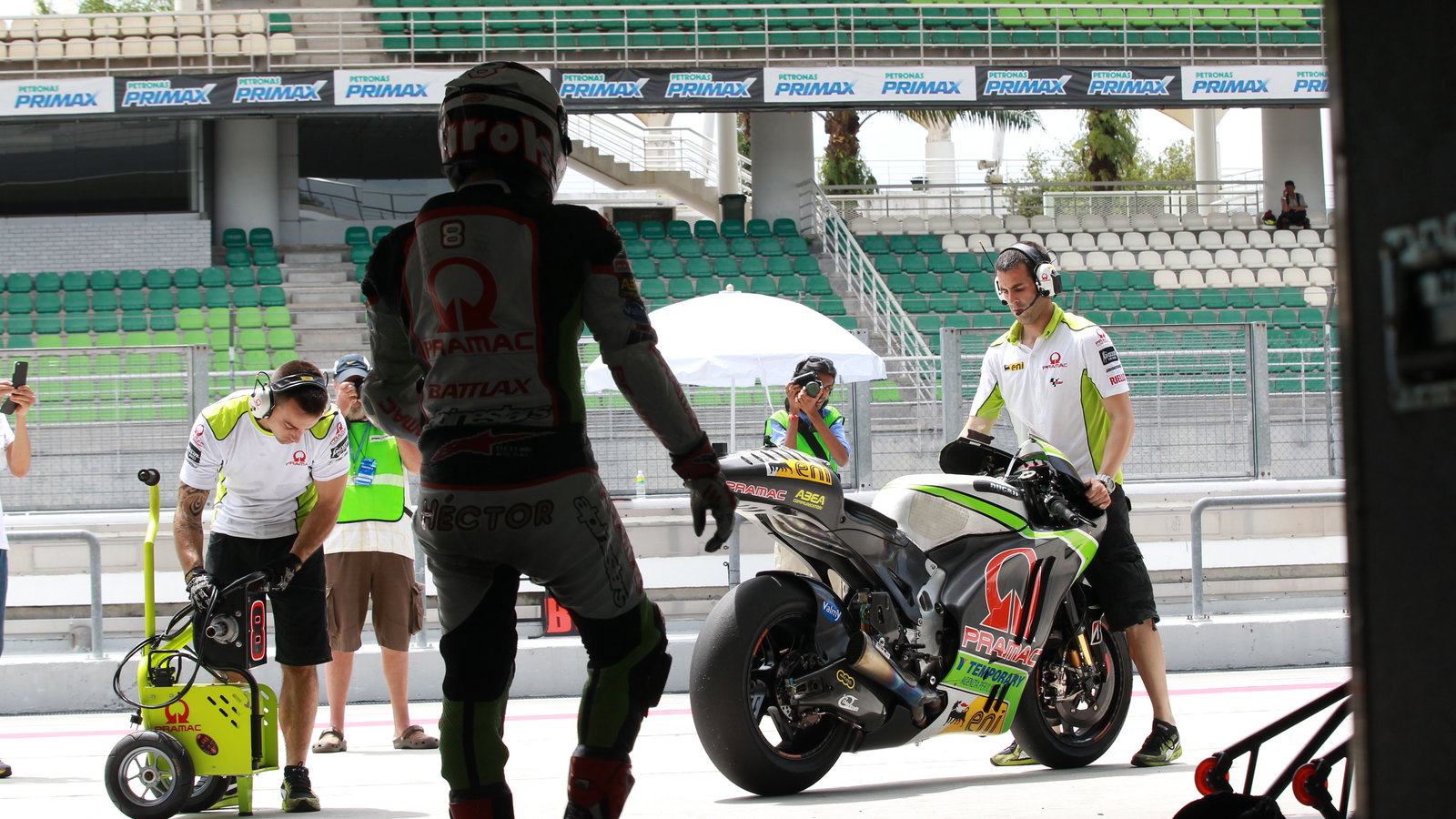 Barbera, Sepang MotoGP tests, 31st Jan-2nd Feb 2012