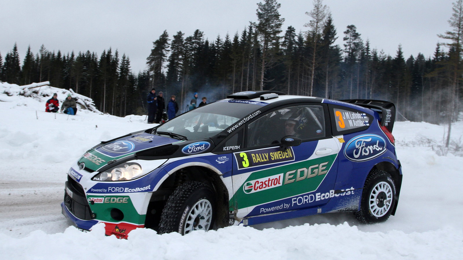 Jari-Matti Latvala (FIN) Miikka Anttila(FIN), Ford Fiesta, FORD WRT