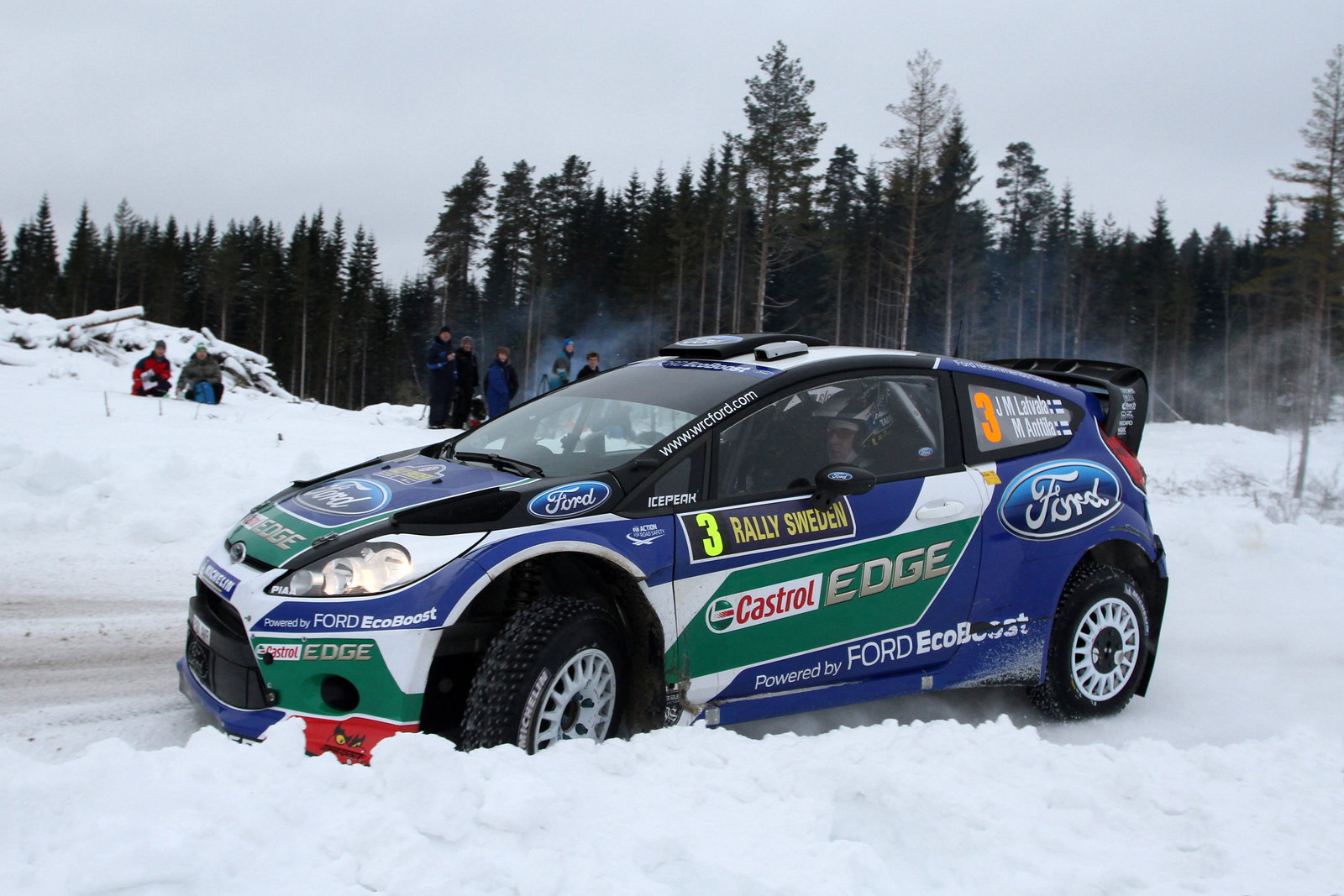 Jari-Matti Latvala (FIN) Miikka Anttila(FIN), Ford Fiesta, FORD WRT