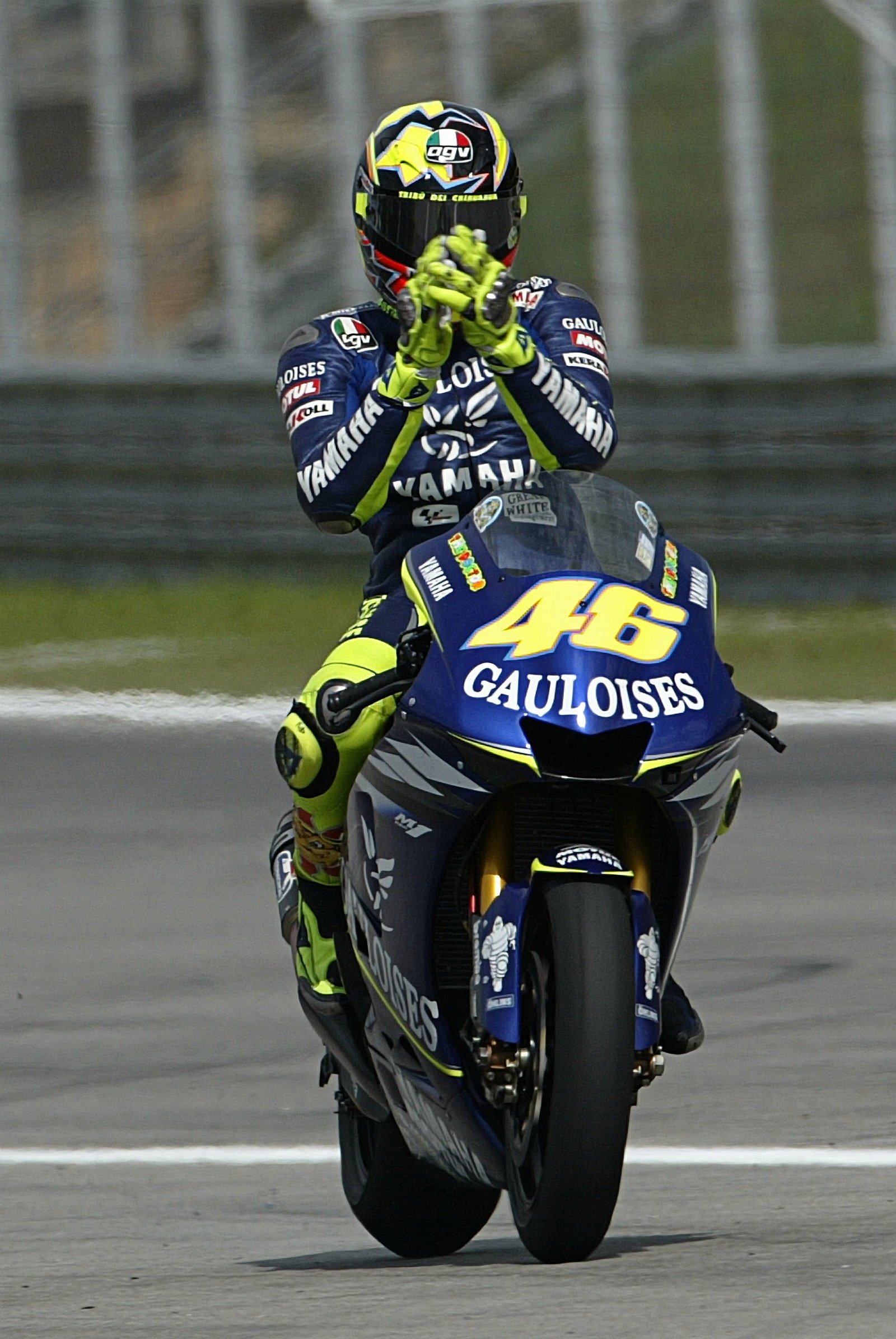 Rossi world champion, Malaysian MotoGP Race 2005