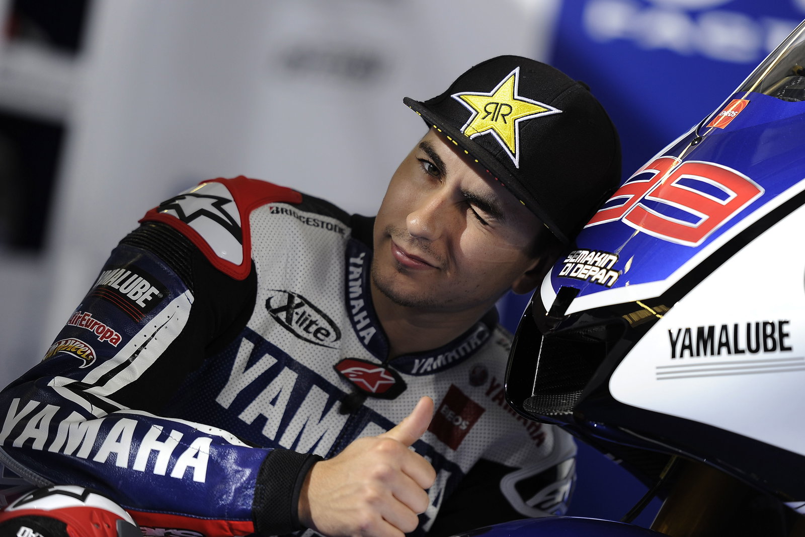 Lorenzo, Jerez MotoGP test, March 2012, image courtesy of Yamaha
