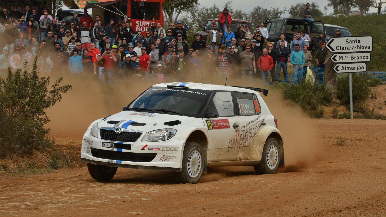 Sebastien Ogier (F) Julien Ingrassia (F), Skoda Fabia S2000, Volkswagen Motorsport