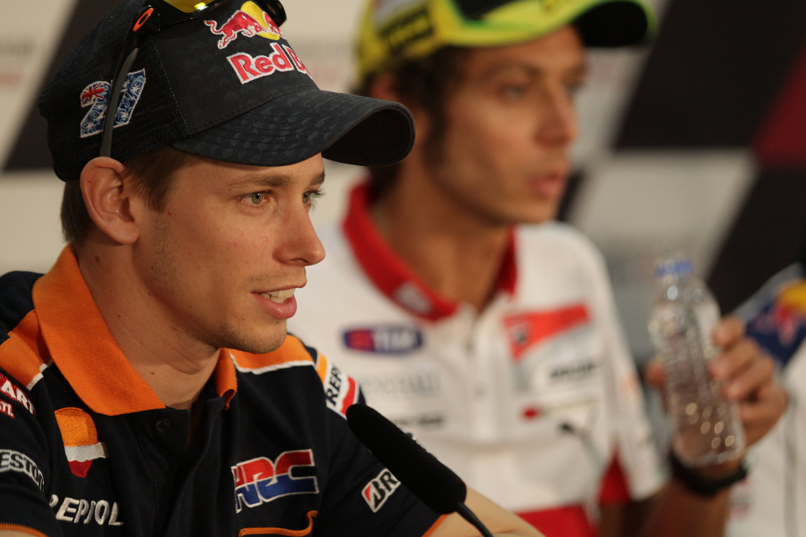 Stoner and Rossi, Qatar MotoGp 2012