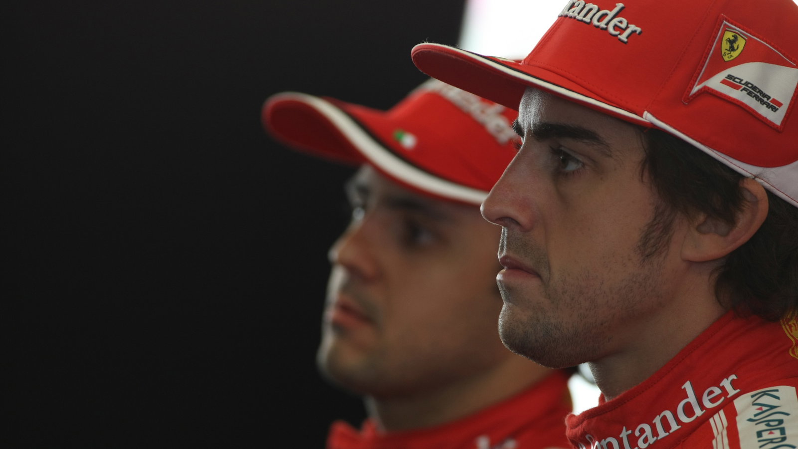 12.04.2012 Fernando Alonso (ESP) Scuderia Ferrari F2012 and Felipe Massa (BRA) Scuderia Ferrari F201