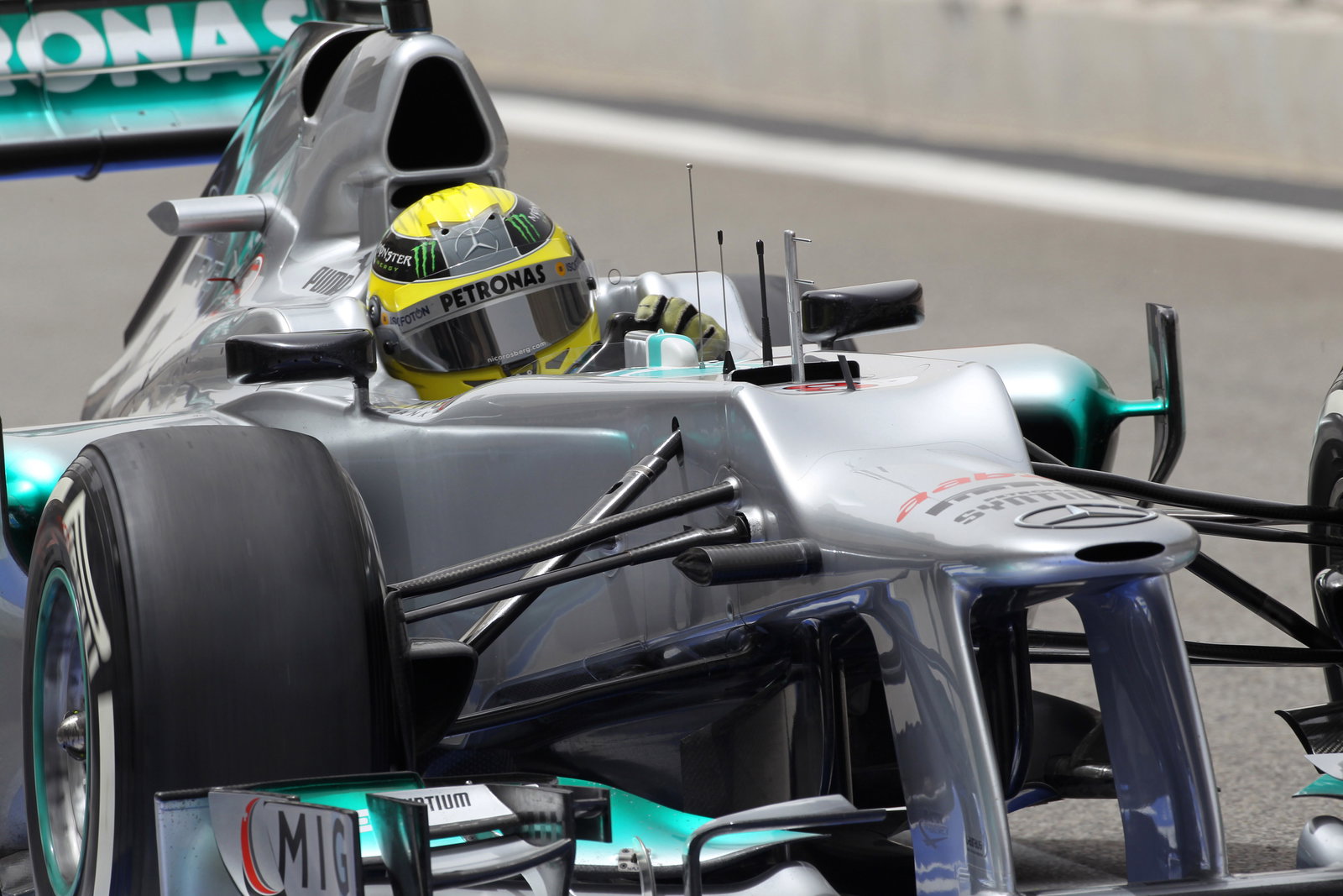 20.04.2012- Free Practice 1, Nico Rosberg (GER) Mercedes AMG F1 W03
