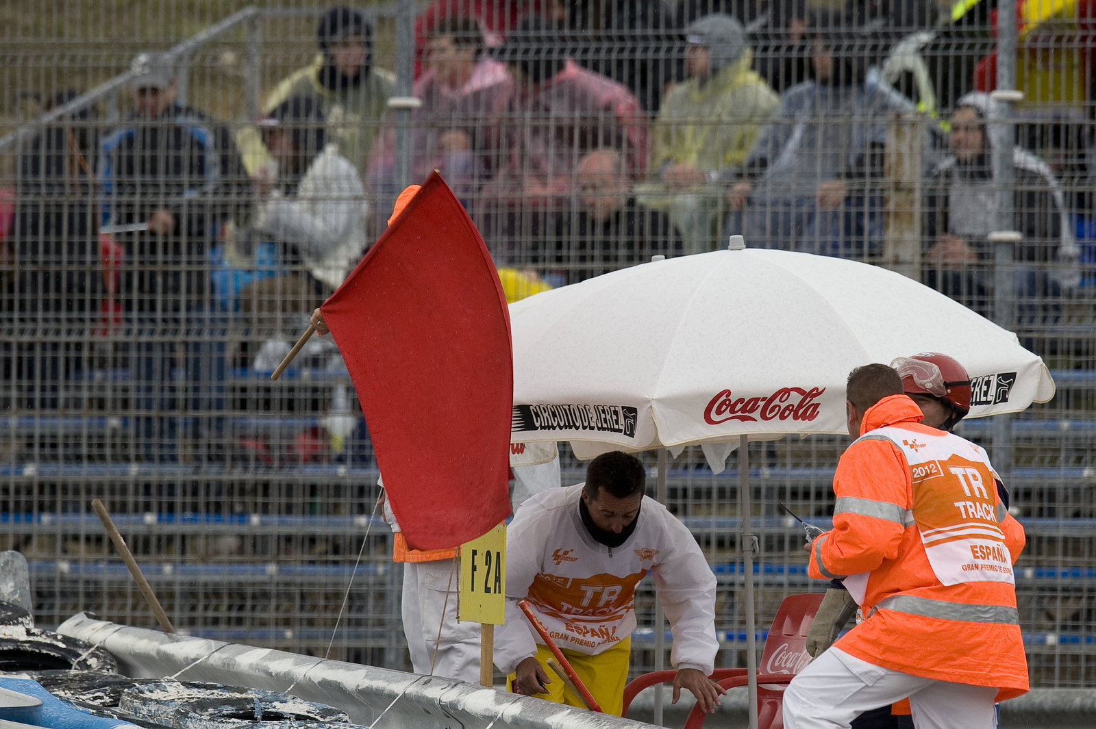 Red flag, Spanish Moto2 Race 2012