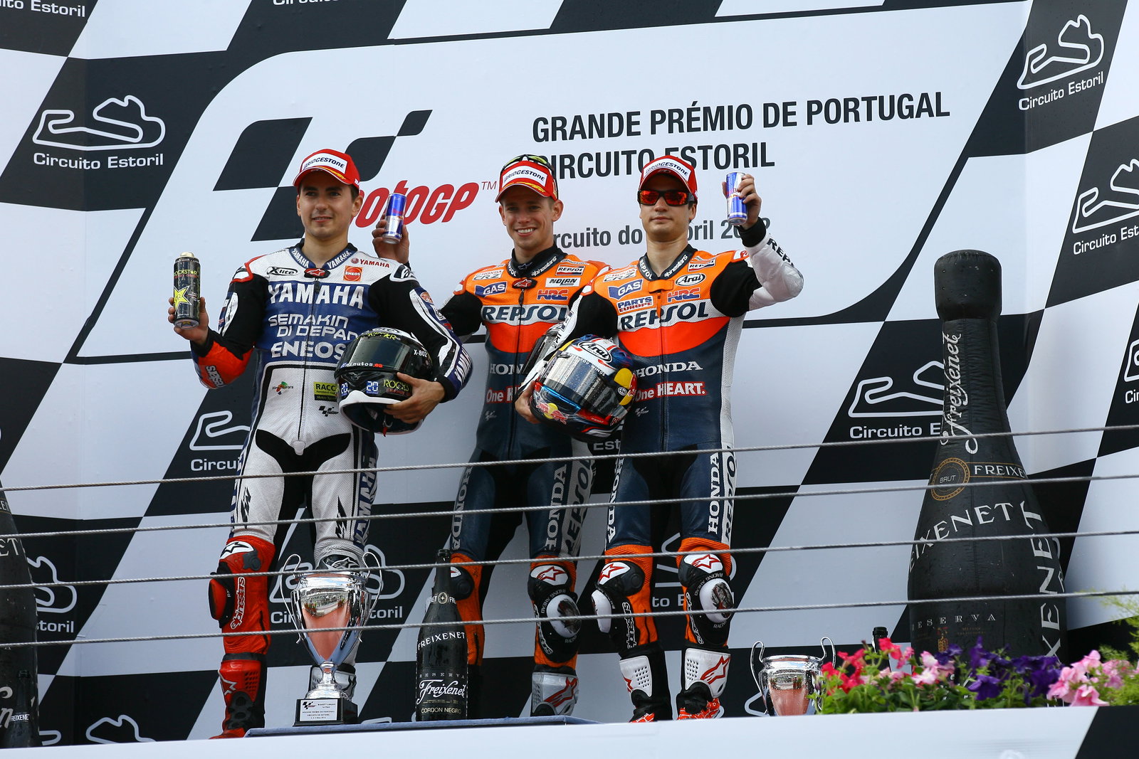 Podium, MotoGP race, Portuguese MotoGP 2012