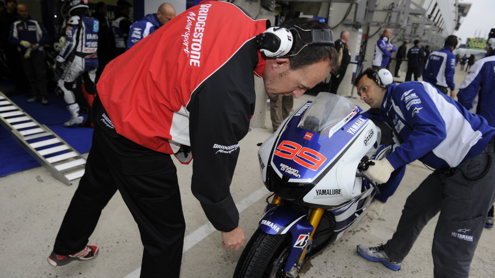 Bridgestone Technician, French MotoGP 2012