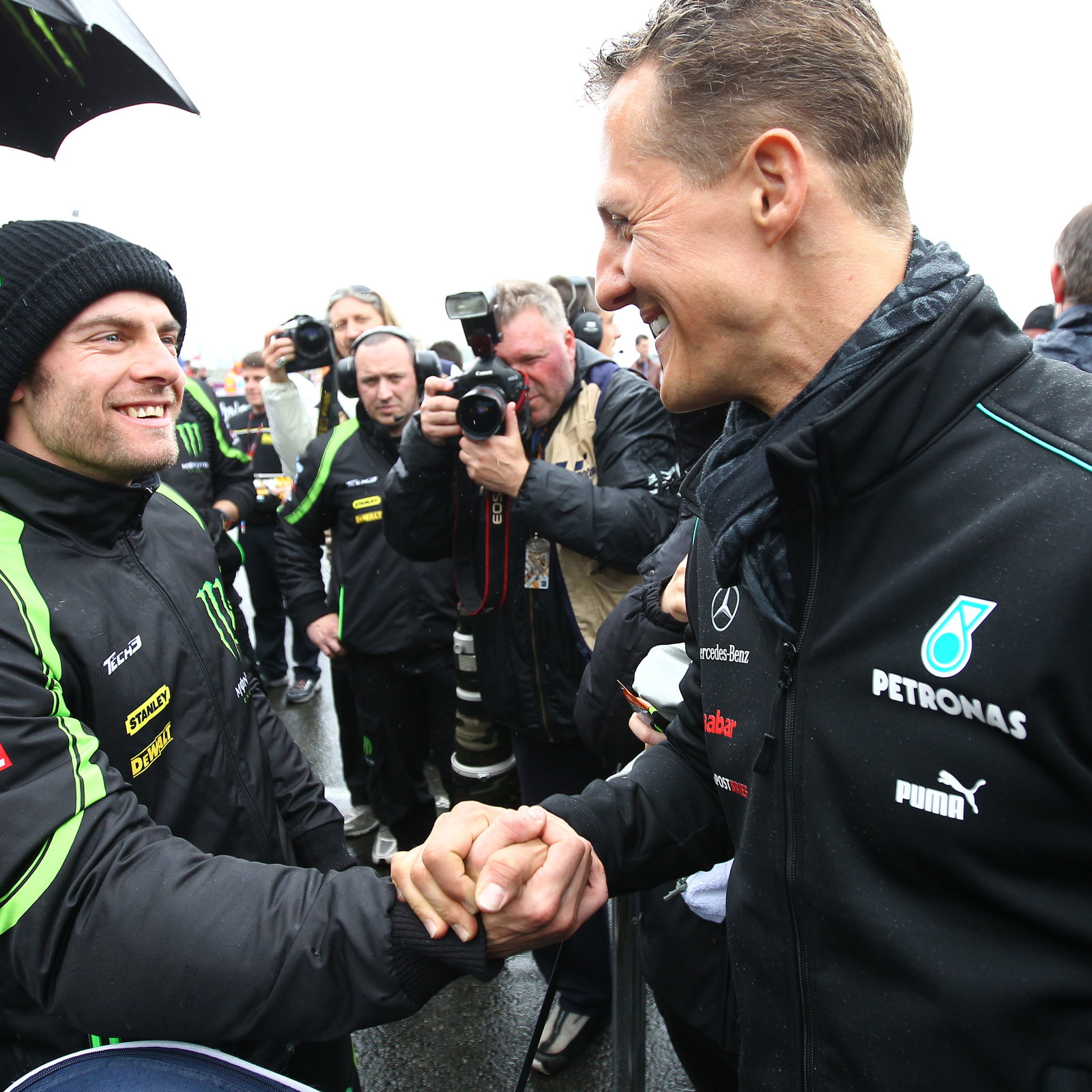 Crutchlow and Schumacher, French MotoGP 2012