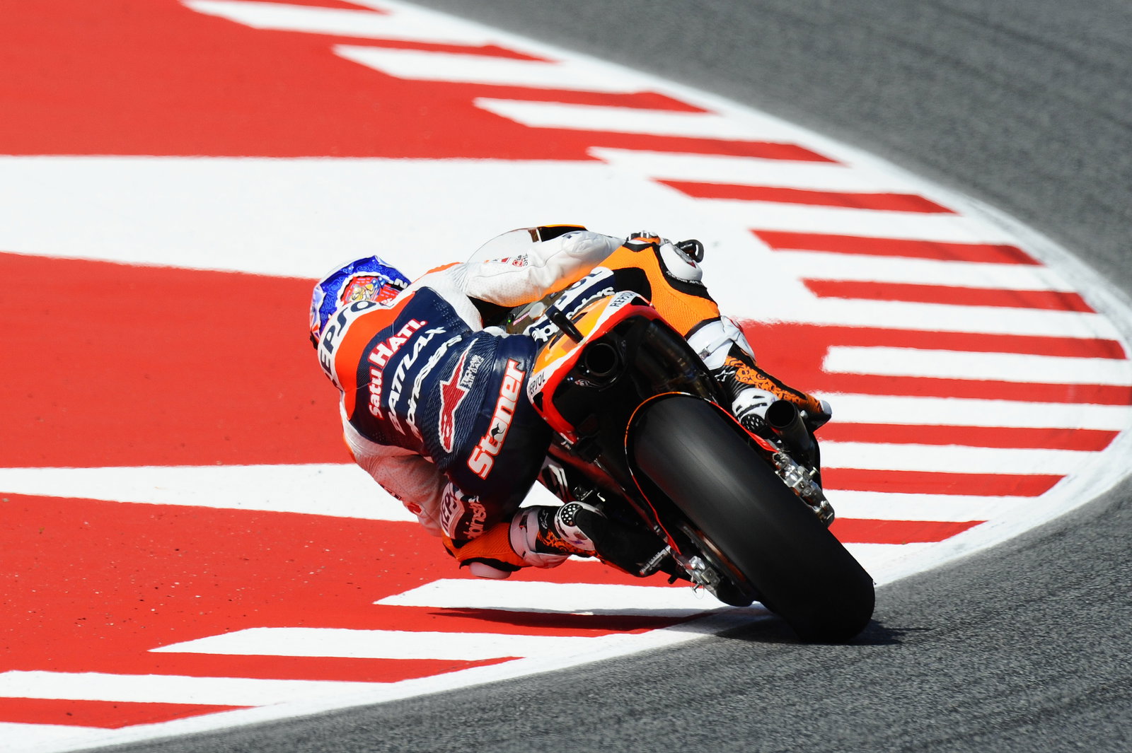 Stoner slides, Catalunya MotoGP 2012