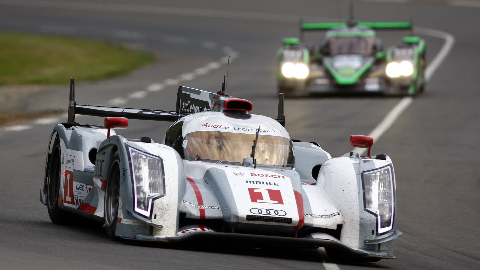 Andre Lotterer/Marcel Fassler/Benoit Treluyer Audi Sport Team Joest Audi R18 E-Tron Quattro