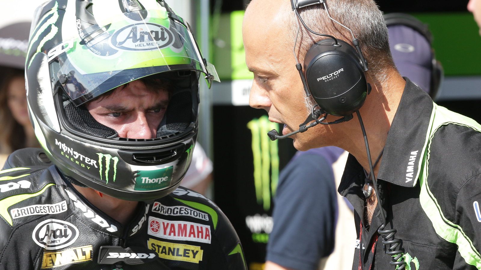 Crutchlow and Romognoli, German MotoGP 2012