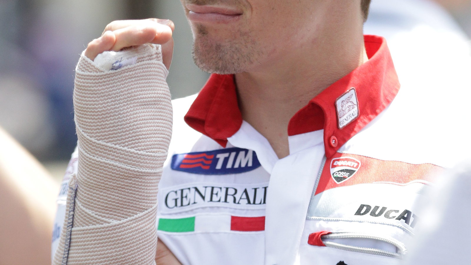 Injured Hayden, Indianapolis MotoGP 2012