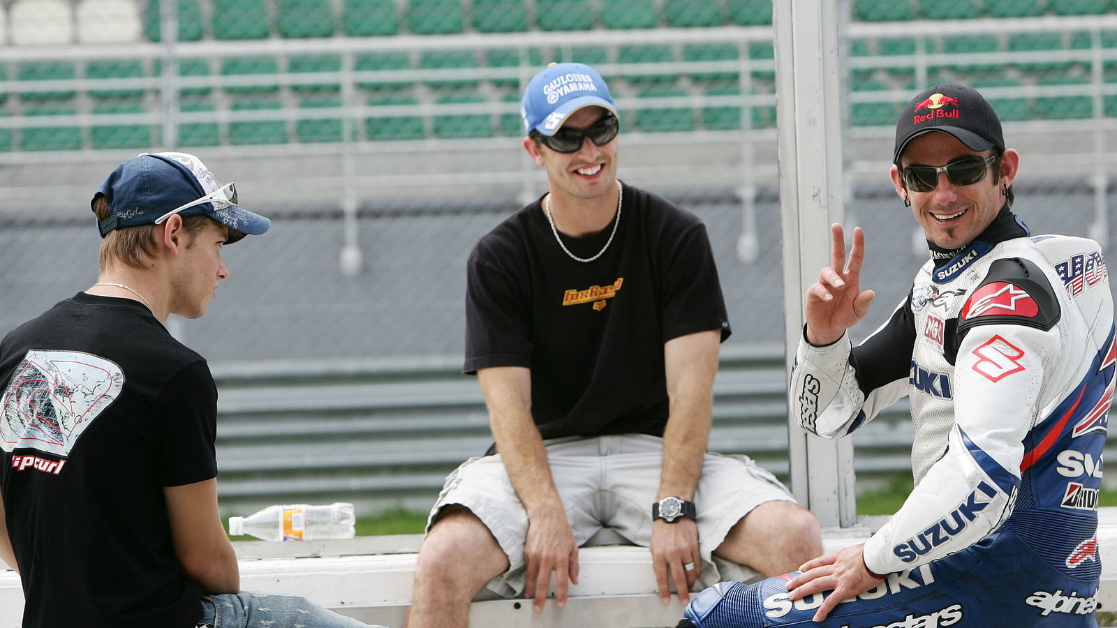 Hopkins, Edwards and Stoner, Sepang MotoGP Test 28 - 30 November 2005