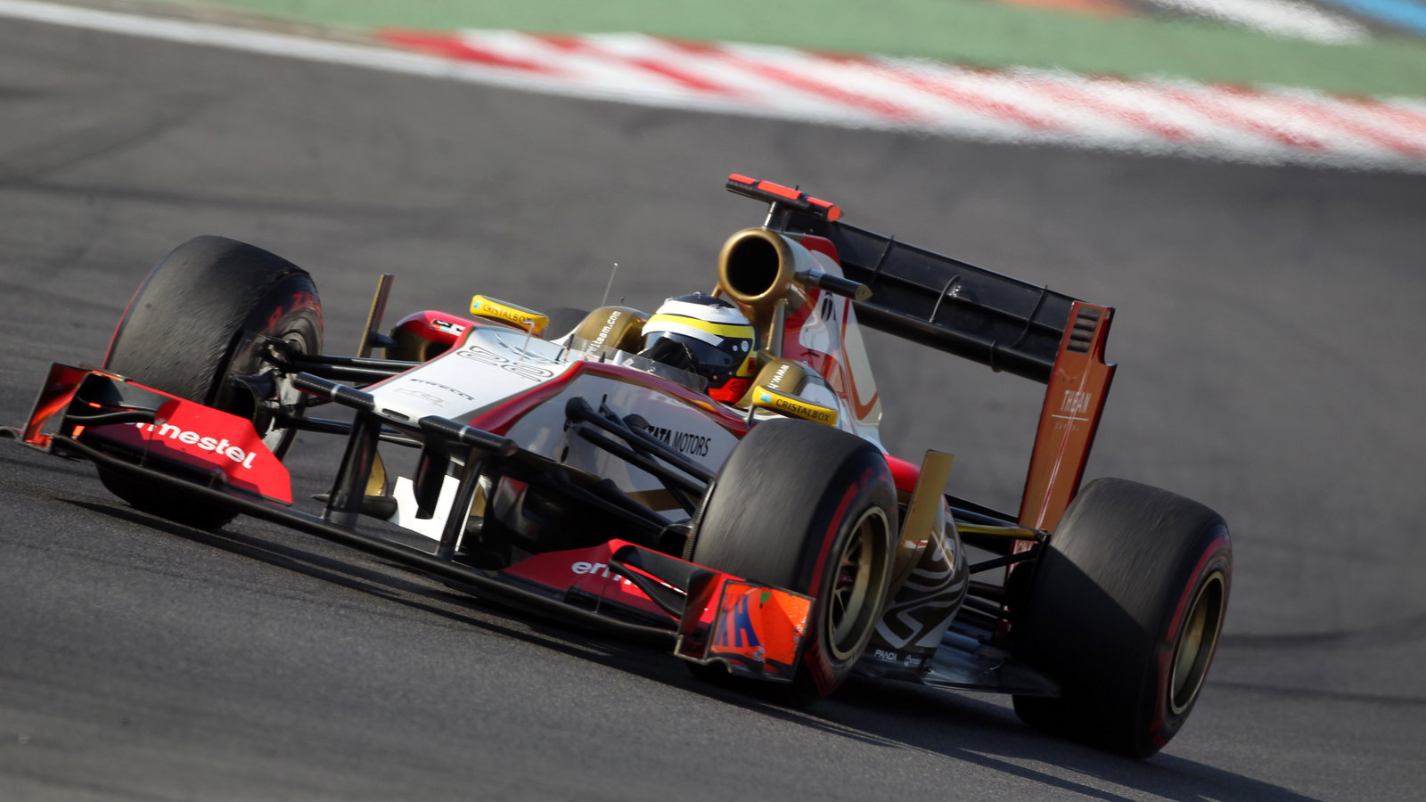12.10.2012- Free Practice 2, Pedro de la Rosa (ESP) HRT Formula 1 Team F112
