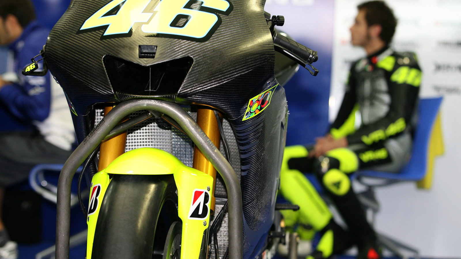 Rossi, bike, Valencia MotoGP Test 2012