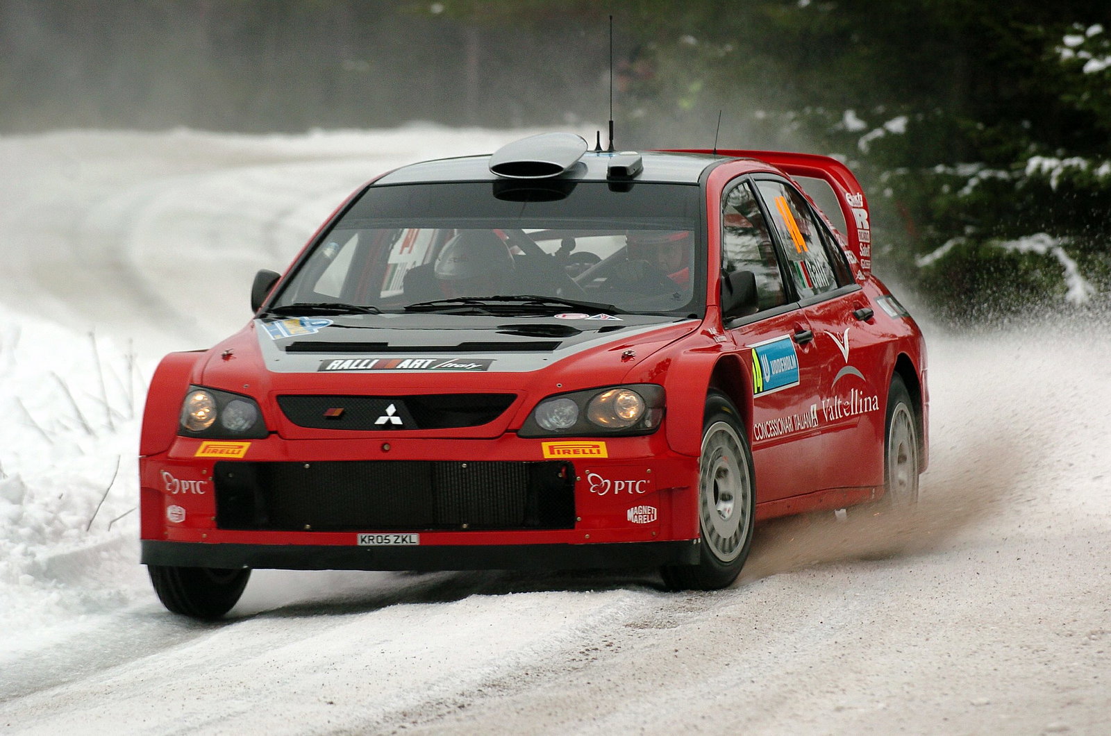 Gigi Galli / Giovanni Bernacchini - Mitsubishi Lancer WRC