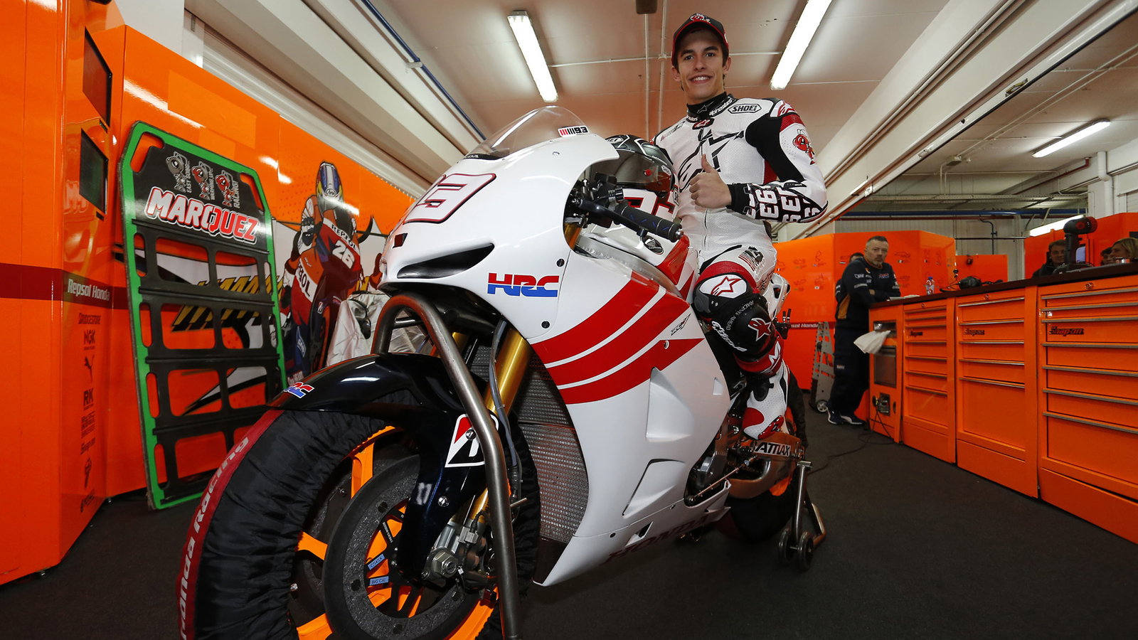 Marquez, Valencia MotoGP test, November 2012