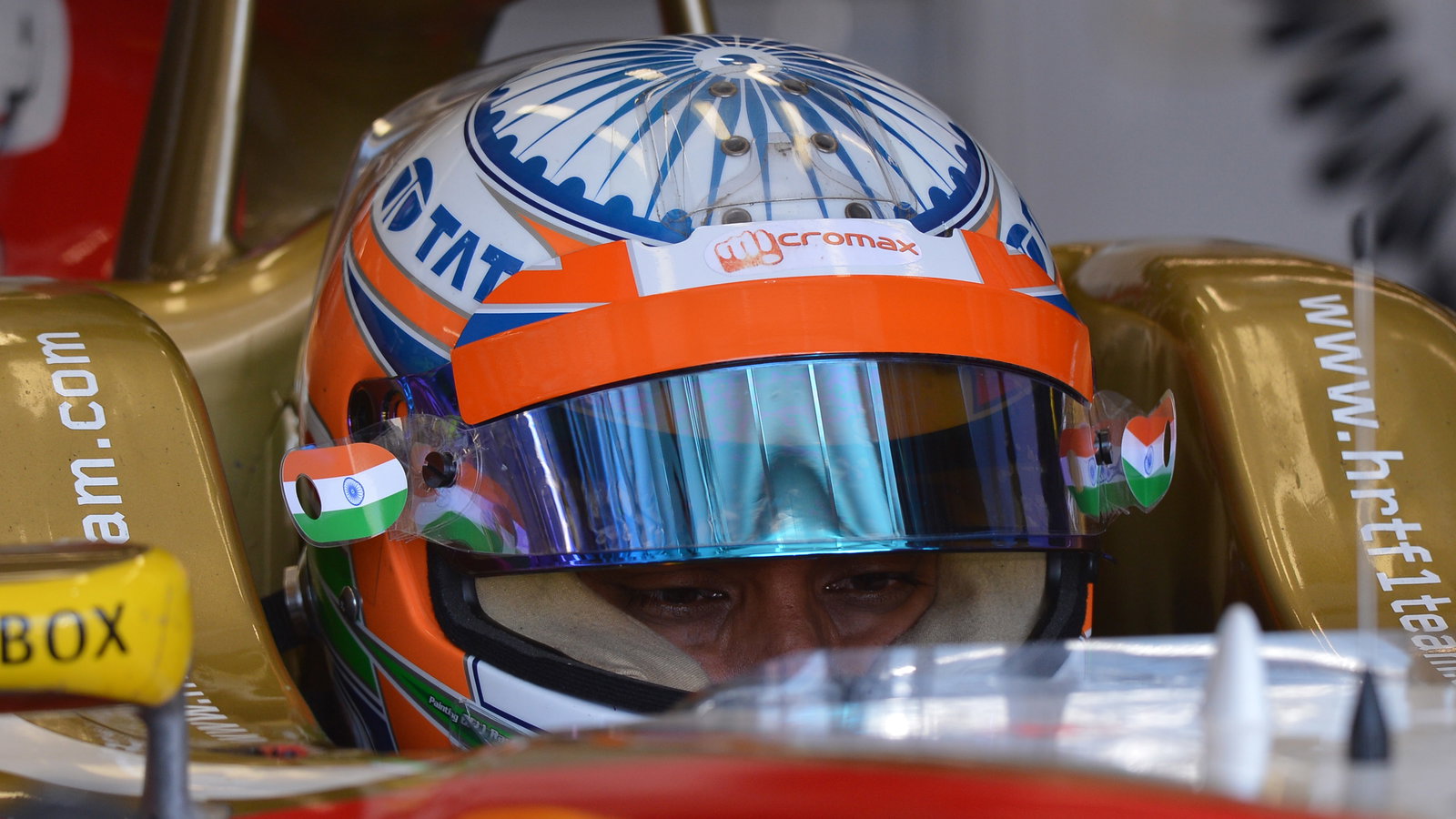 16.11.2012 - Free practice 2, Narain Karthikeyan (IND) HRT Formula 1 Team F112