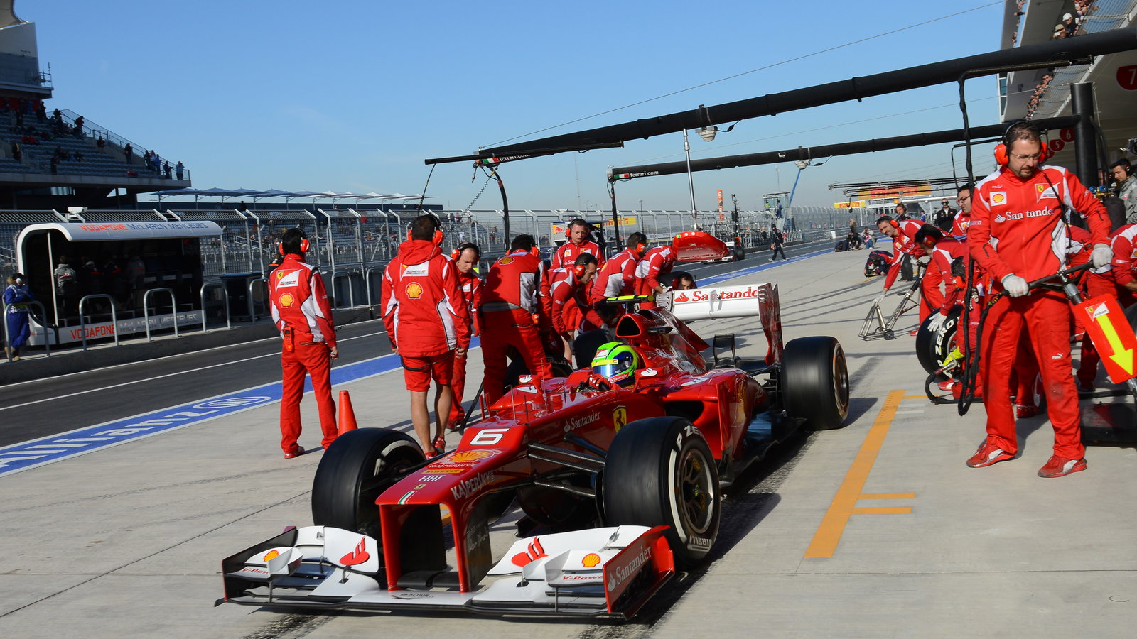 17.11.2012 - Free Practice 3, Felipe Massa (BRA) Scuderia Ferrari F2012