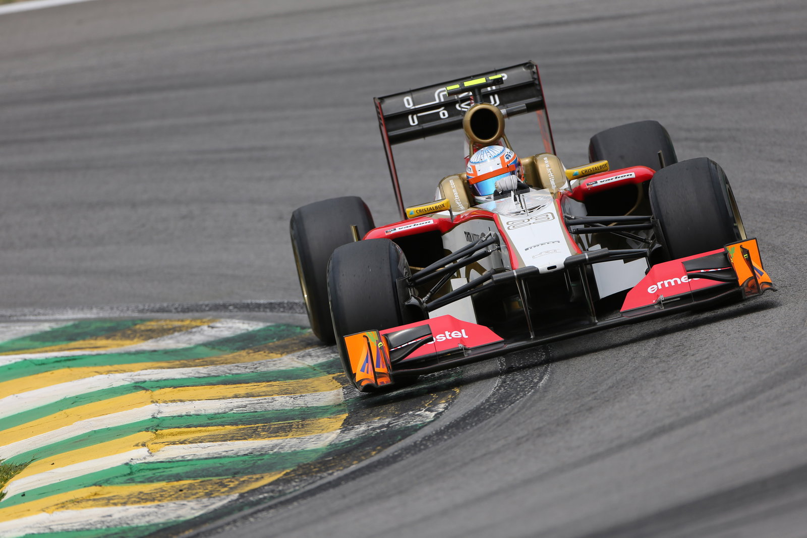 24.11.2012- Free Practice 3, Narain Karthikeyan (IND) HRT Formula 1 Team F112
