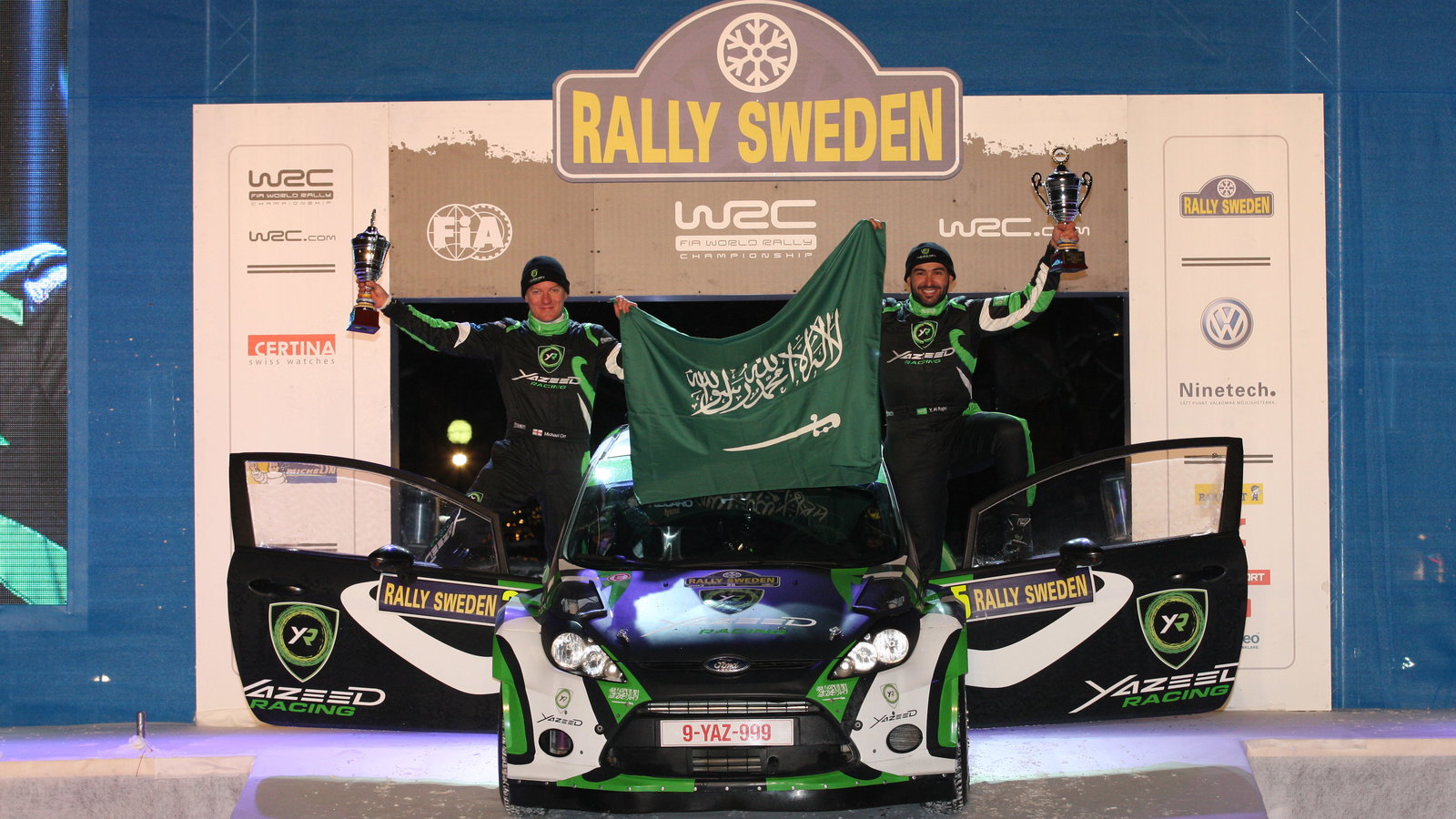 Yazeed Al Rajhi (SAU) Mathieu Baumel (BEL), Ford Fiesta S2000