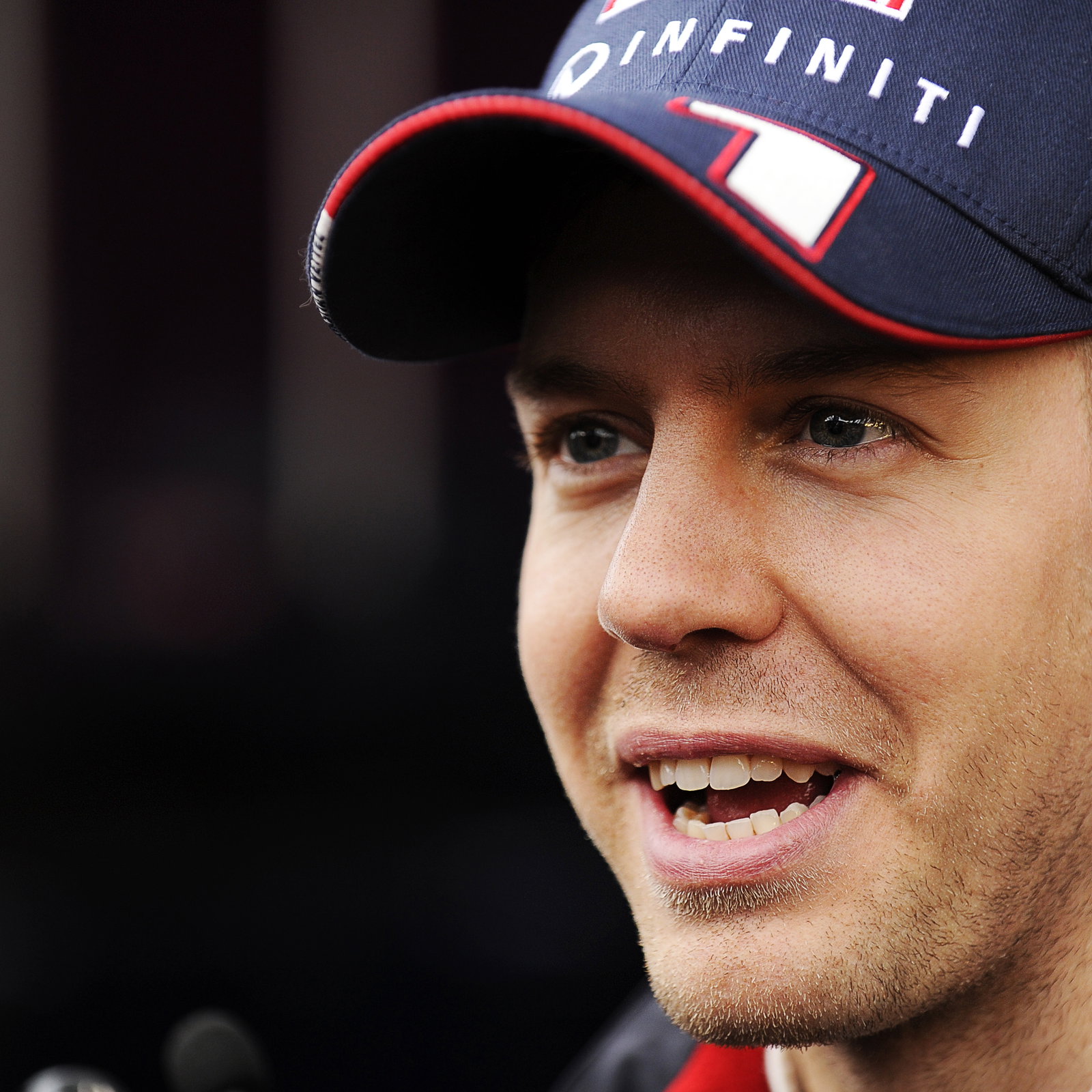 Sebastian Vettel (GER) Red Bull Racing with the media.01.03.2013.