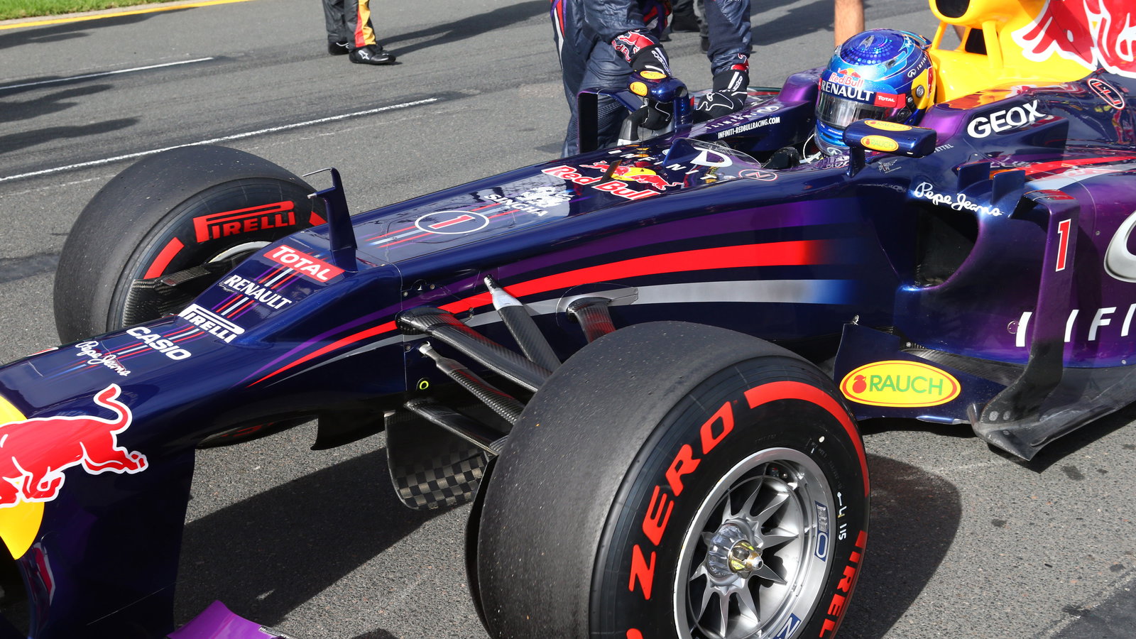 17.03.2013- Race, Sebastian Vettel (GER) Red Bull Racing RB9