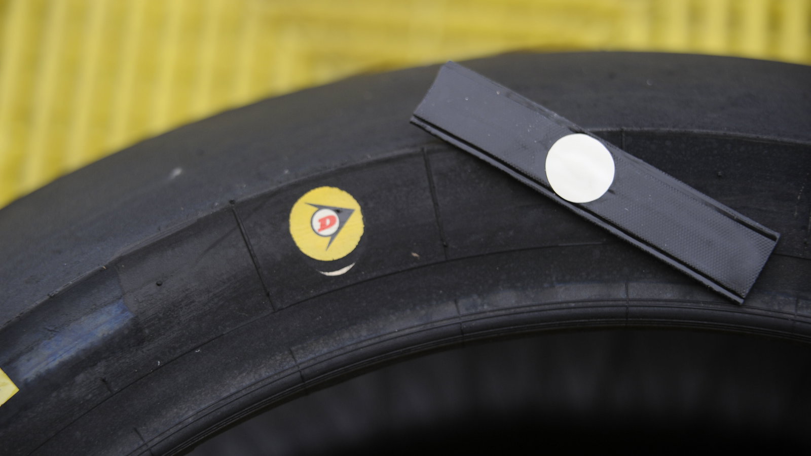 Dunlop electronic tag in tyres, Jerez MotoGP Test March 2013