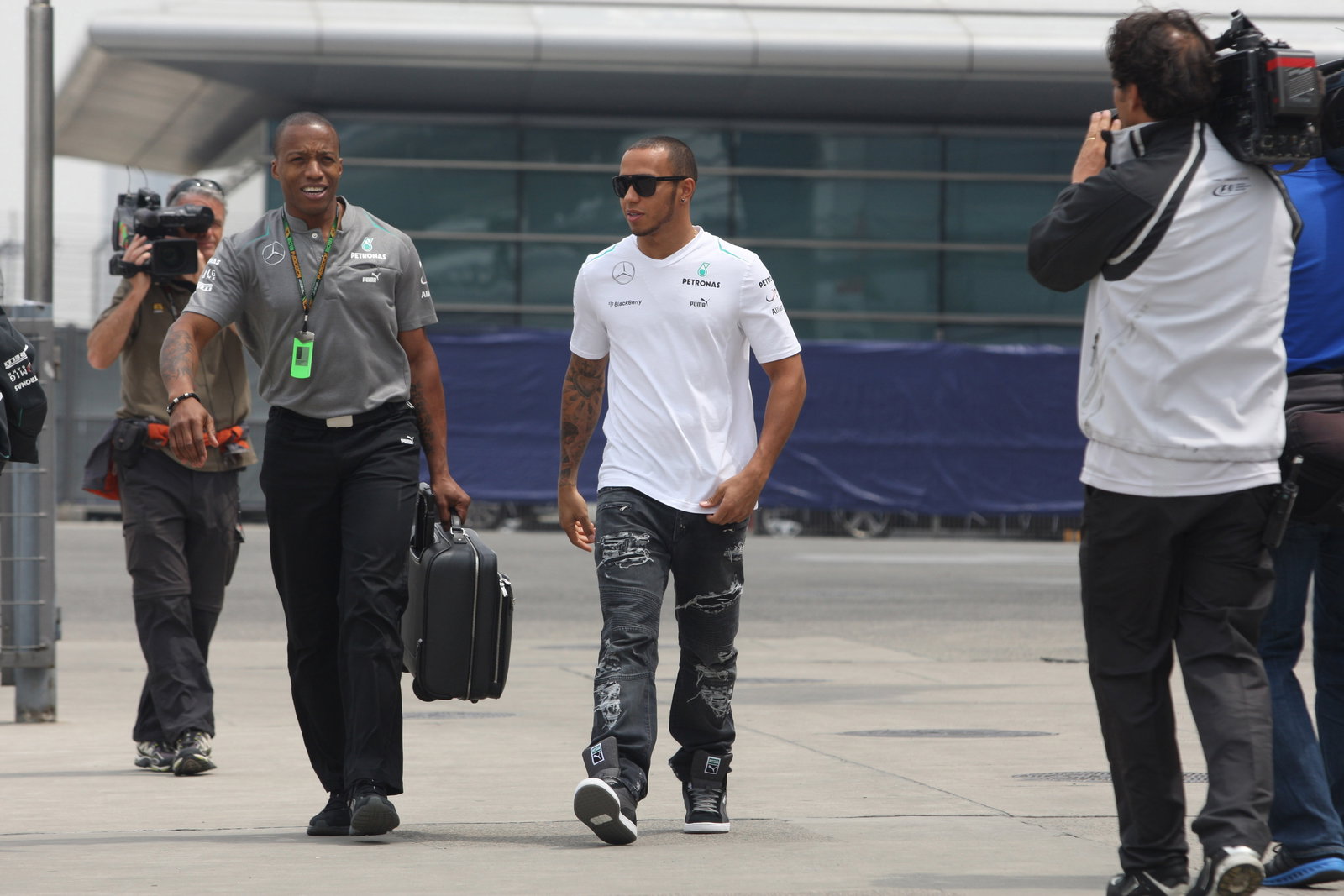 11.04.2013- Lewis Hamilton (GBR) Mercedes AMG F1 W04