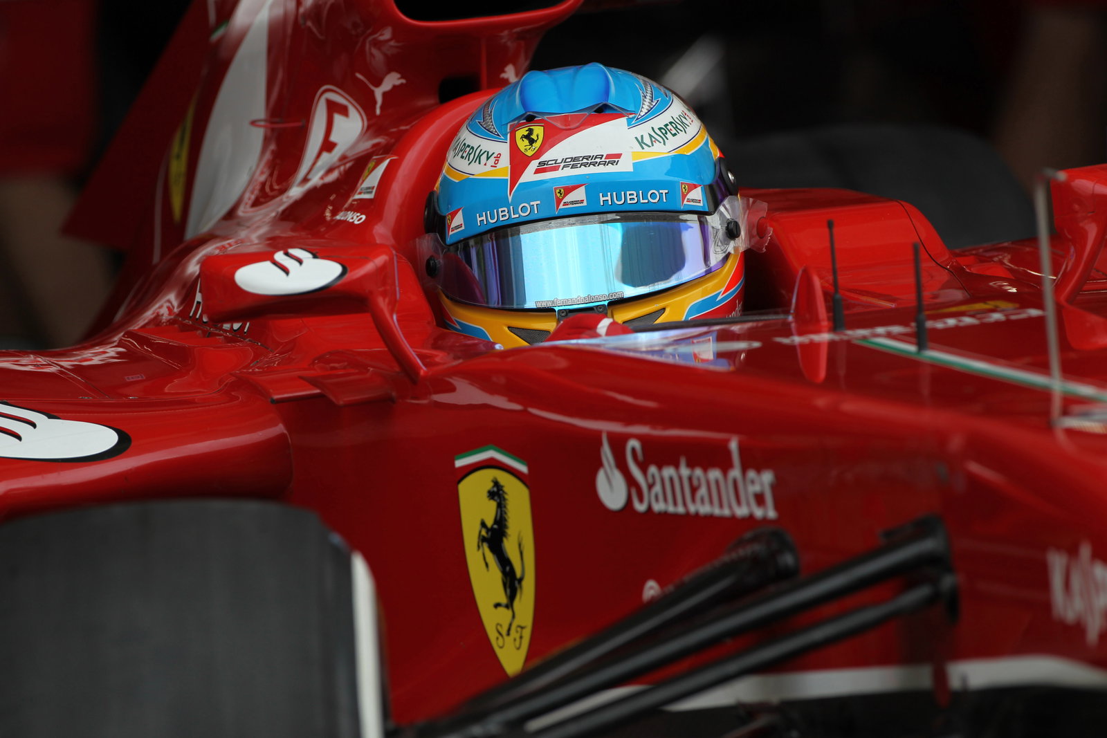 20.04.2012- Qualifying, Fernando Alonso (ESP) Scuderia Ferrari F138