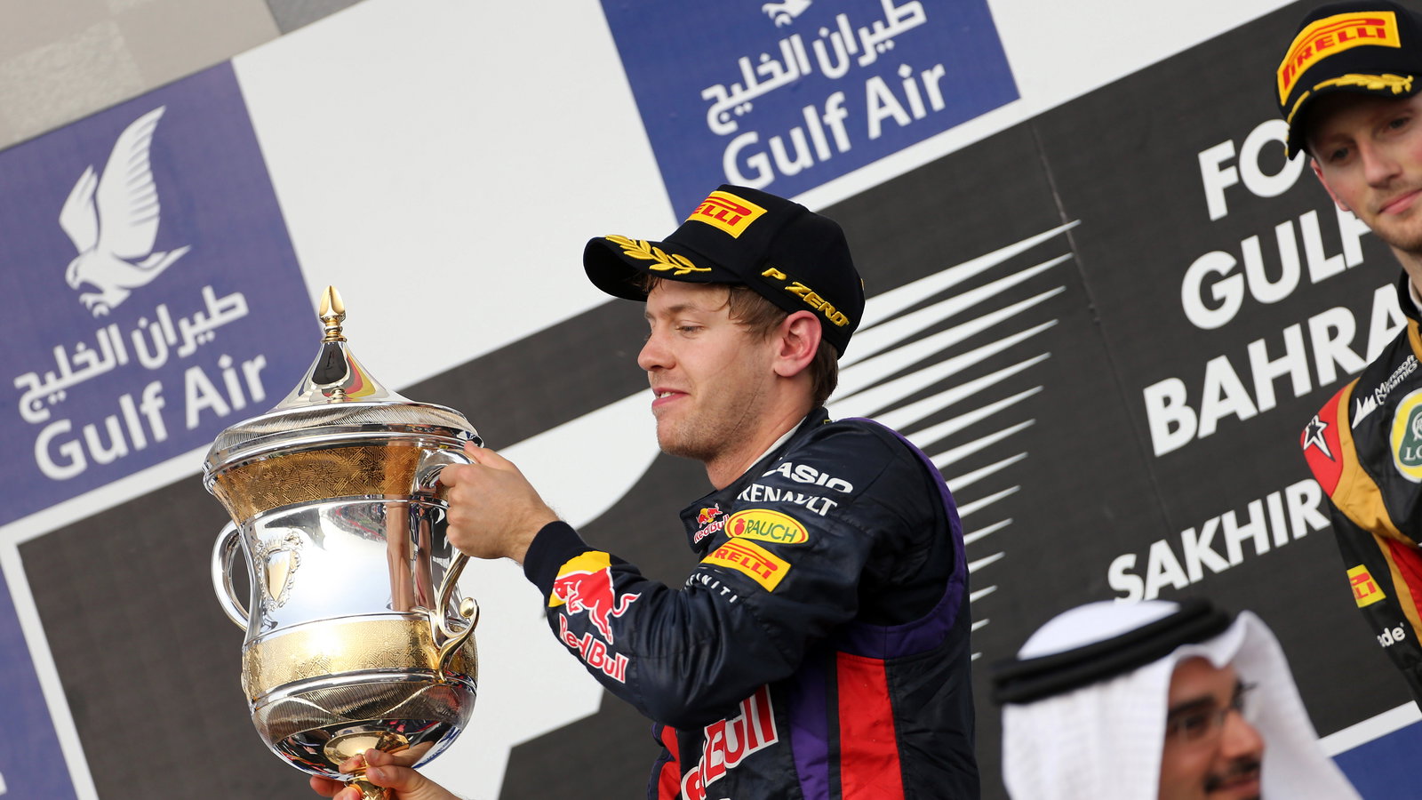 21.04.2013- Race, Sebastian Vettel (GER) Red Bull Racing RB9 race winner
