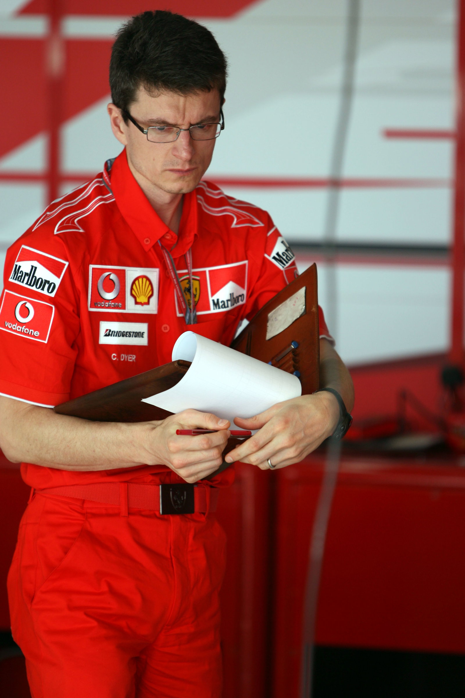 Chris Dyer - Ferrari, race engineer