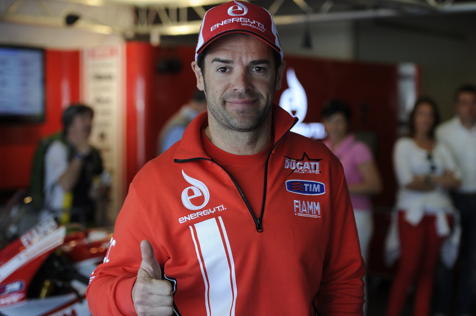 Checa, Not riding due to injured shoulder, Monza WSBK Race 1 2013