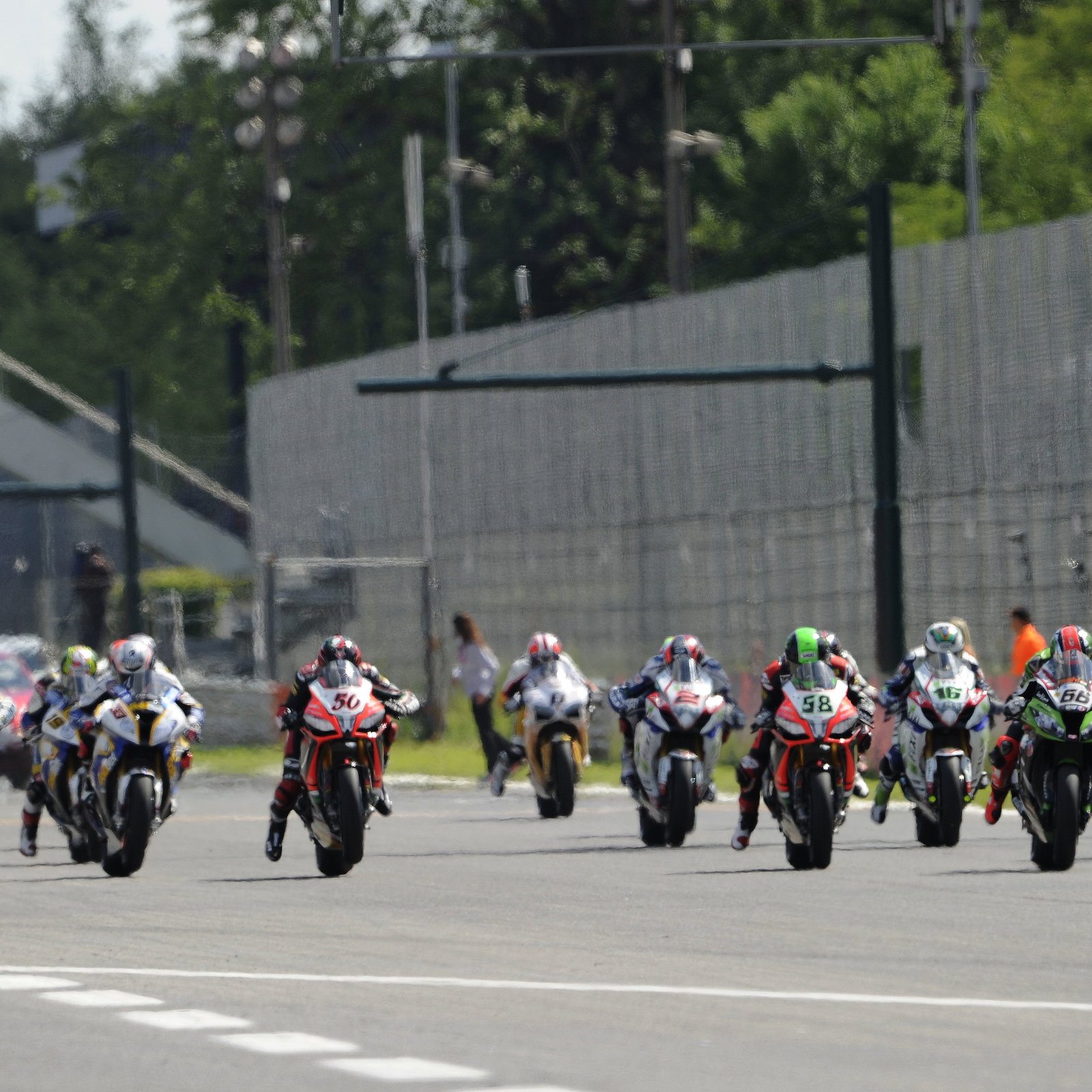 Race Start, Monza WSBK Race 2 2013