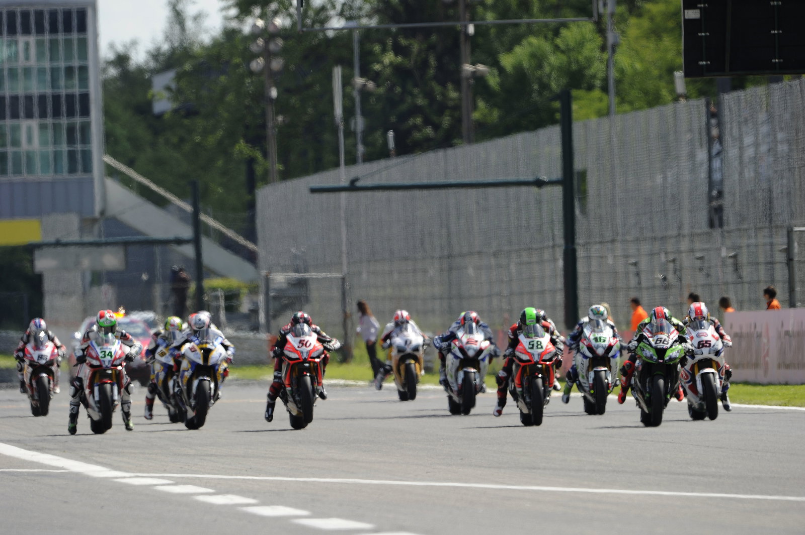 Race Start, Monza WSBK Race 2 2013