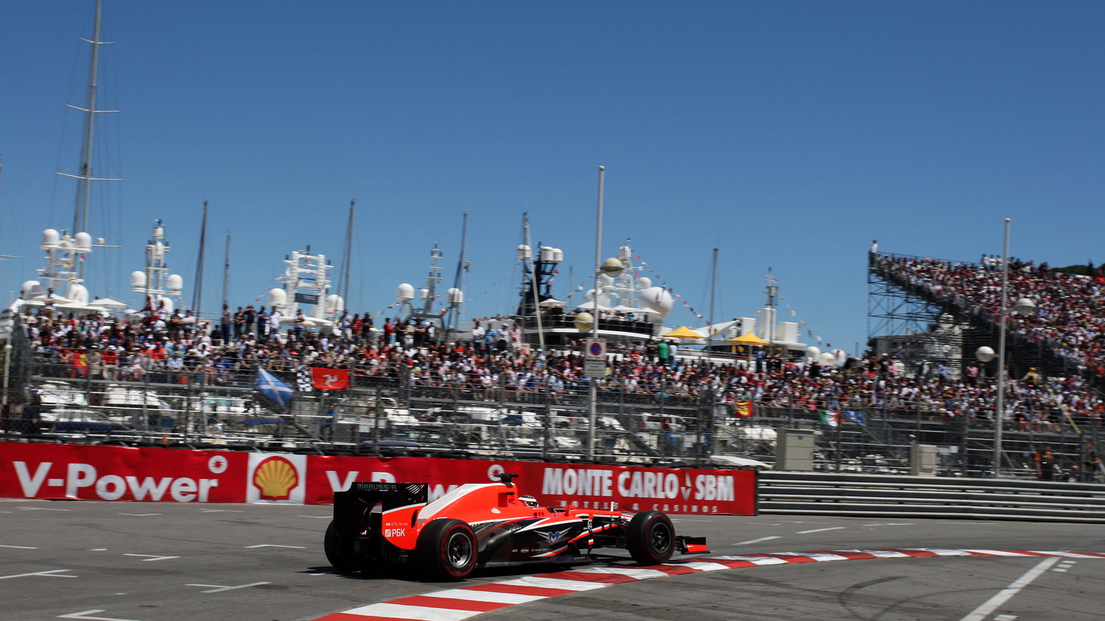 26.05.2013- Race, Jules Bianchi (FRA) Marussia F1 Team MR02